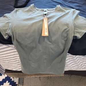 Blue Crew Neck T-Shirt
